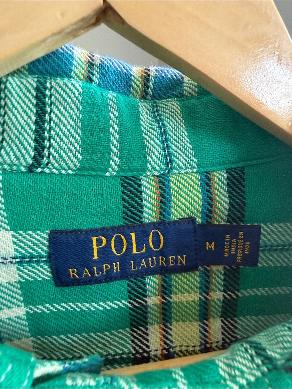 Polo by Ralph Lauren Teal Green Plaid Button-Down Shirt